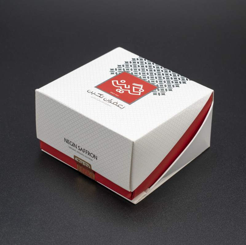 Precious saffron packaging design of Khatam Sadafi Tabar saffron